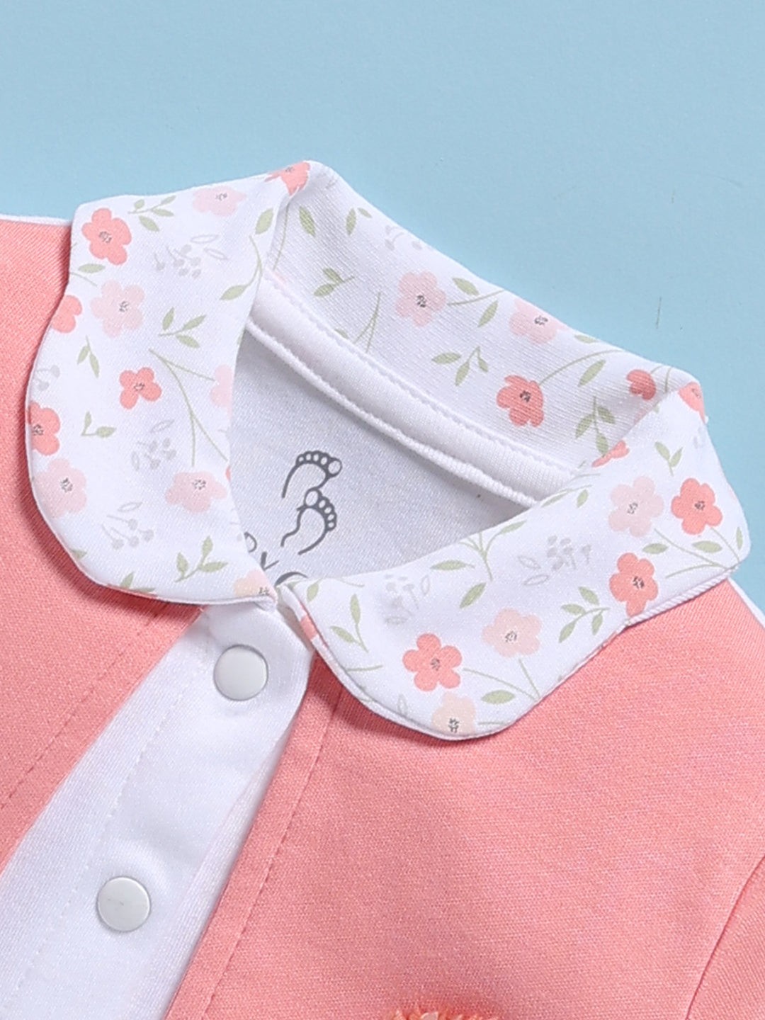 Frock – Coral Pink Peachy Floral