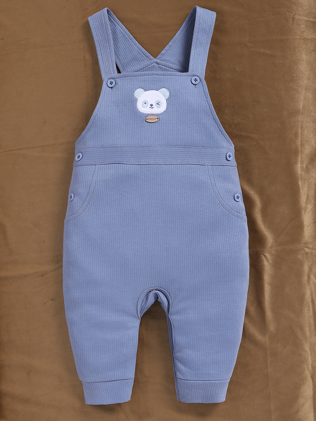 Dungaree - Blue Happy Bear