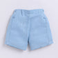 Cute Hug Me Baby Boy T Shirt & Short-GREY