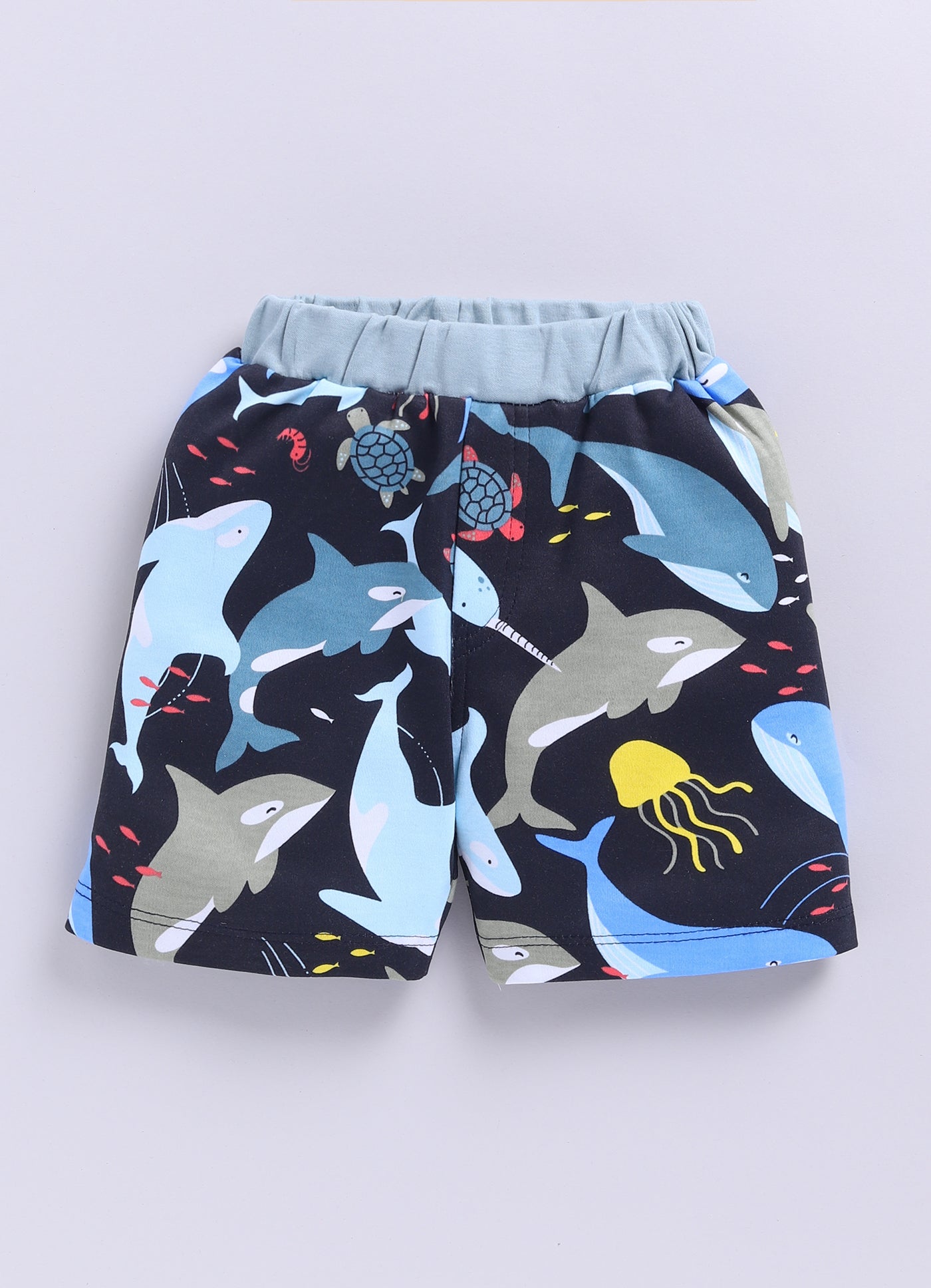 Half Sleeve Top & Bottom for Boys - Navy