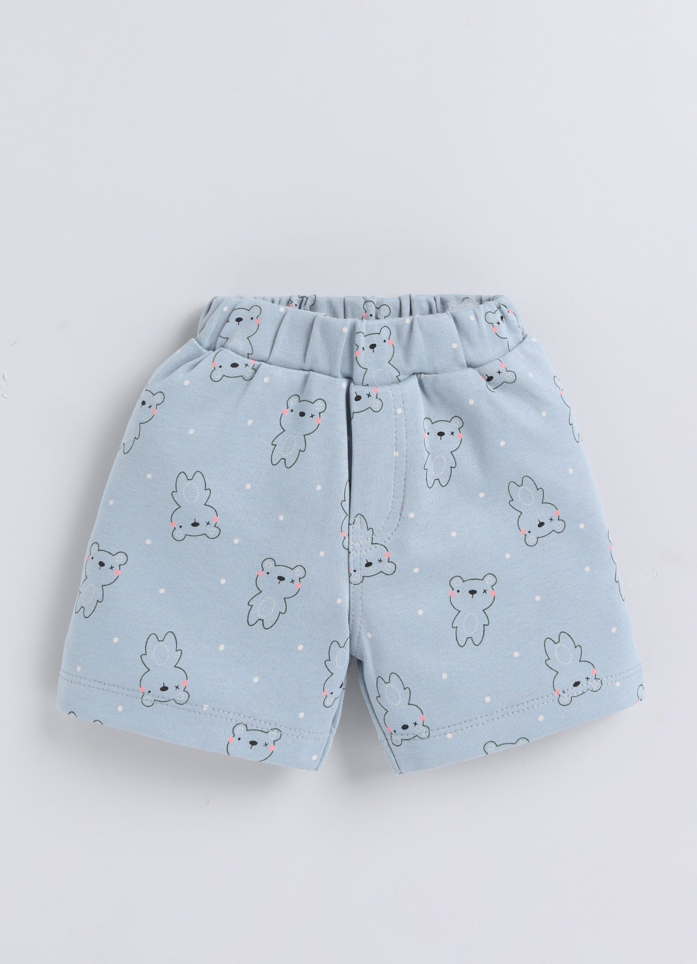 Half Sleeve Top & Bottom for Boys - Slate Grey