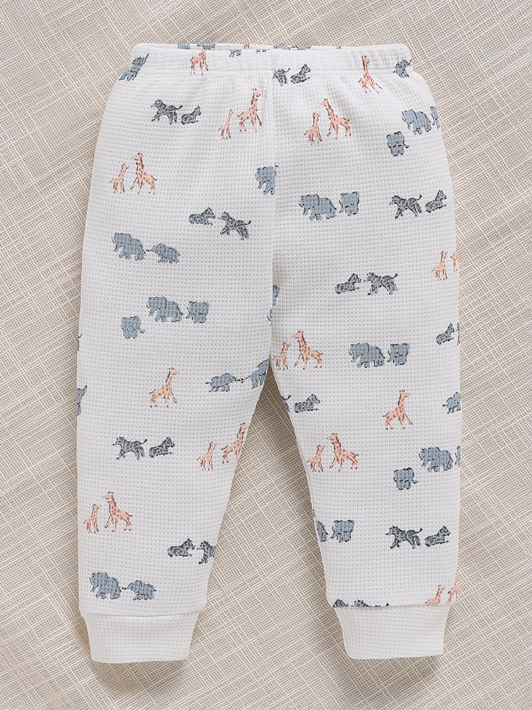 Top & Bottom for Boys - Baby Blue Safari Elephant