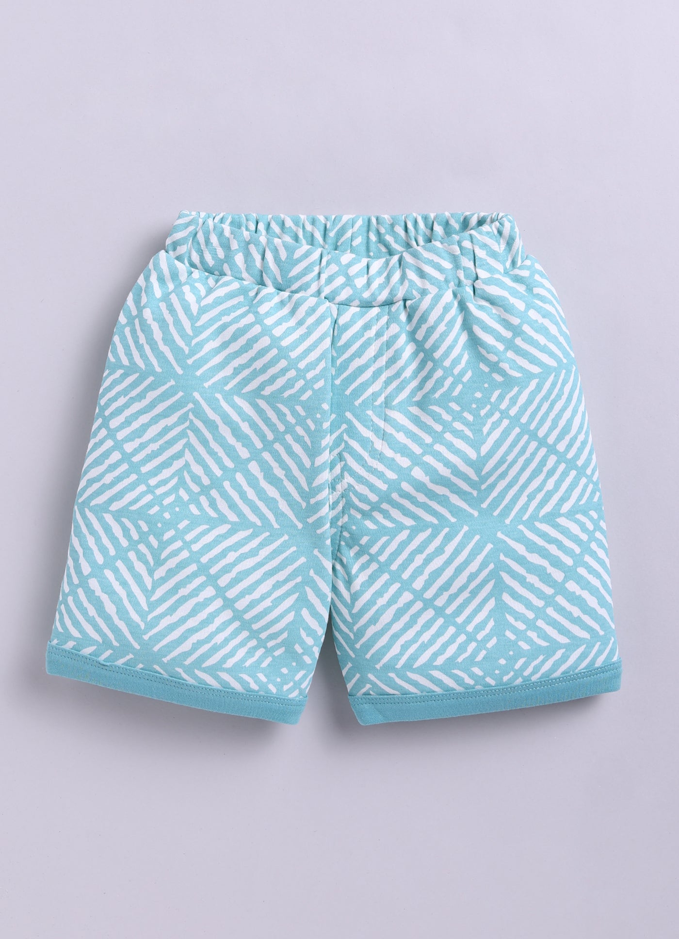 Half Sleeve Top & Bottom for Boys - Sea Green