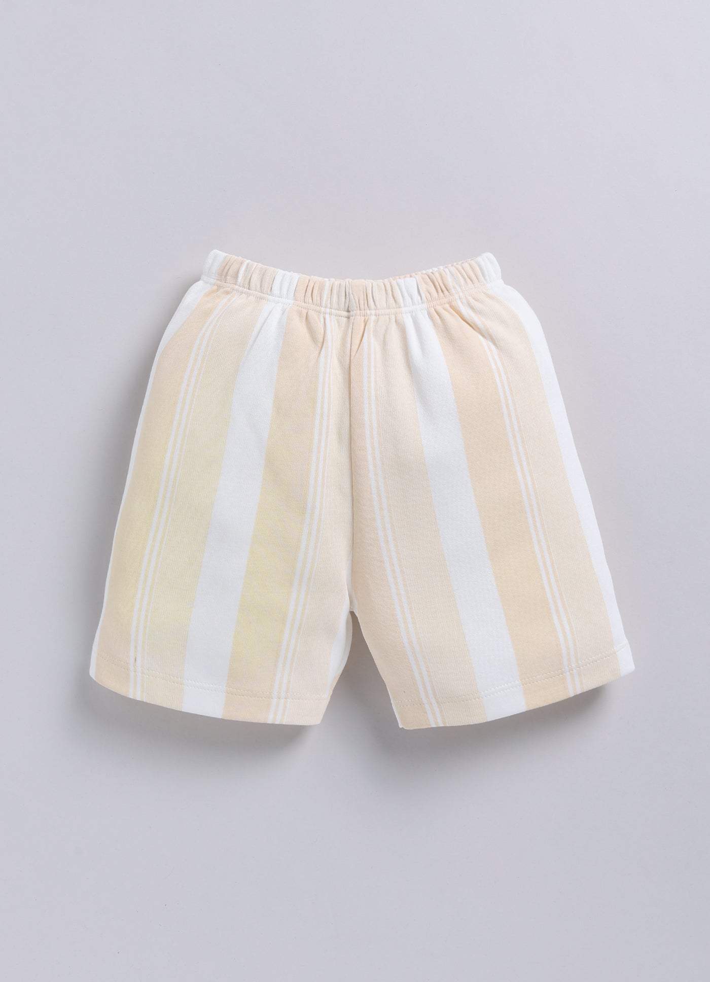 Baby Boy Designer Half T Shirt & Short Set-Beige