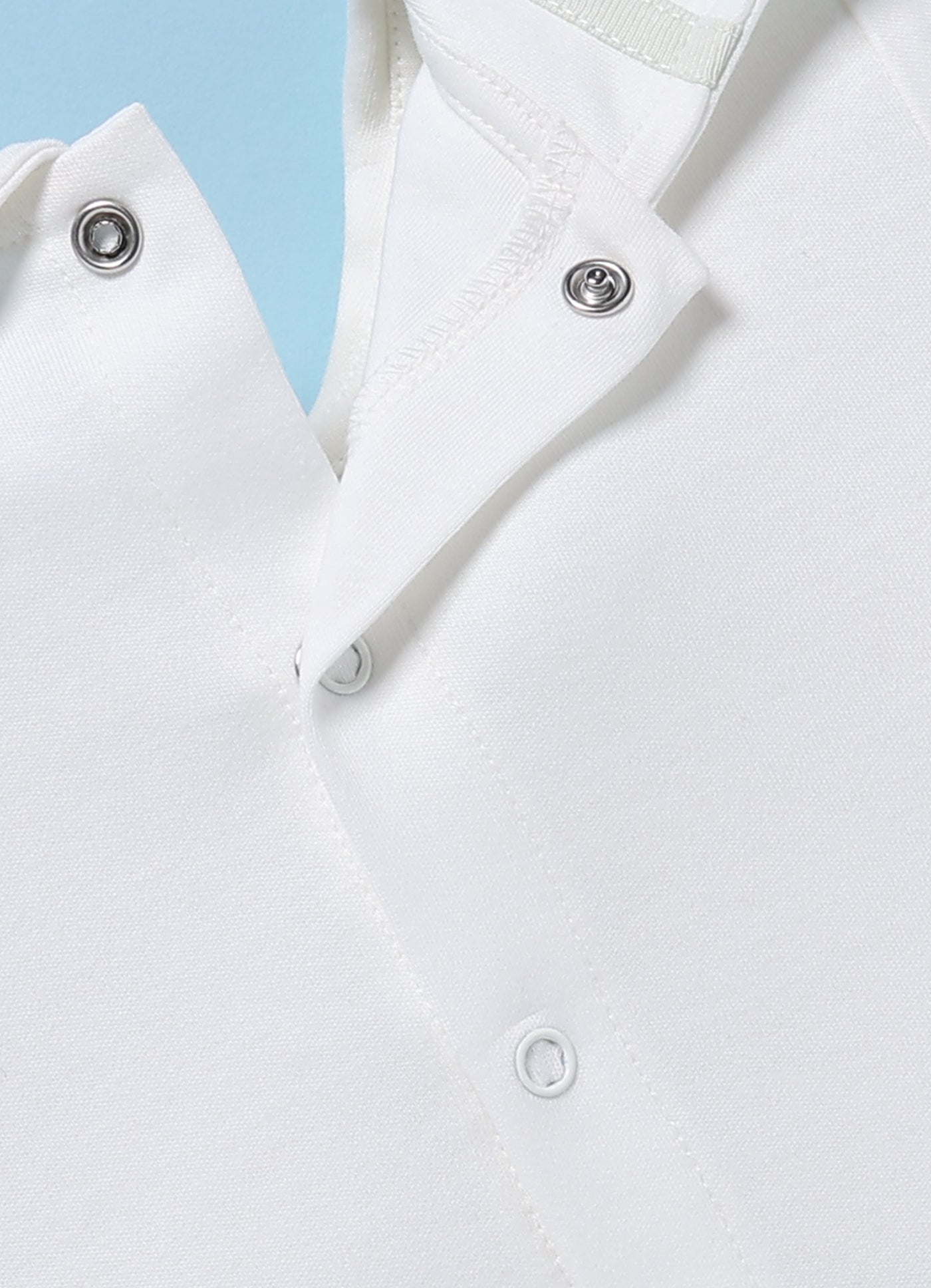 Half-Sleeve Romper for Boys – Pastel Mint Green with Tie