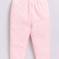Baby Girl Printed Full Sleeve Night Suit-PEACH