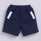 T-shirt and Shorts Set for Baby Boys 100% pure cotton-NAVY