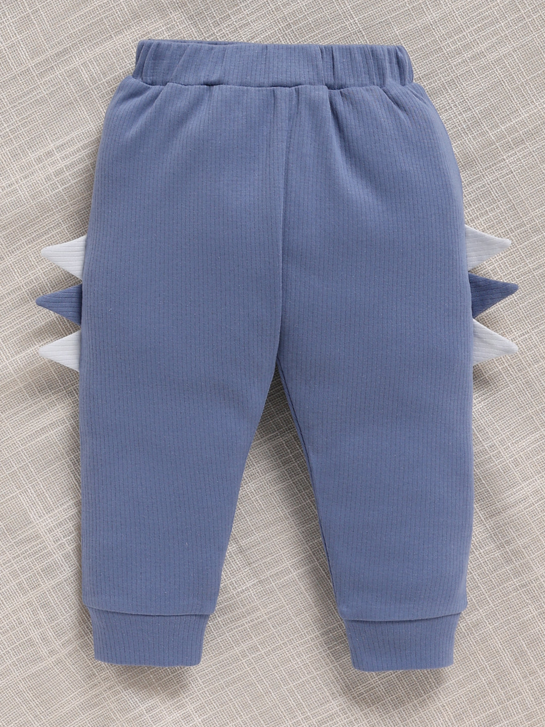 Top & Bottom for Boys - Navy Blue Dino Roar Embroidered