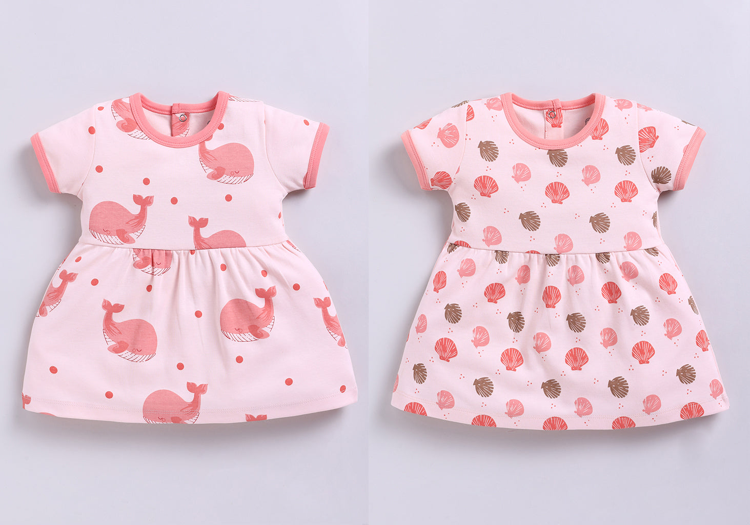 Frock – Salmon & Coral