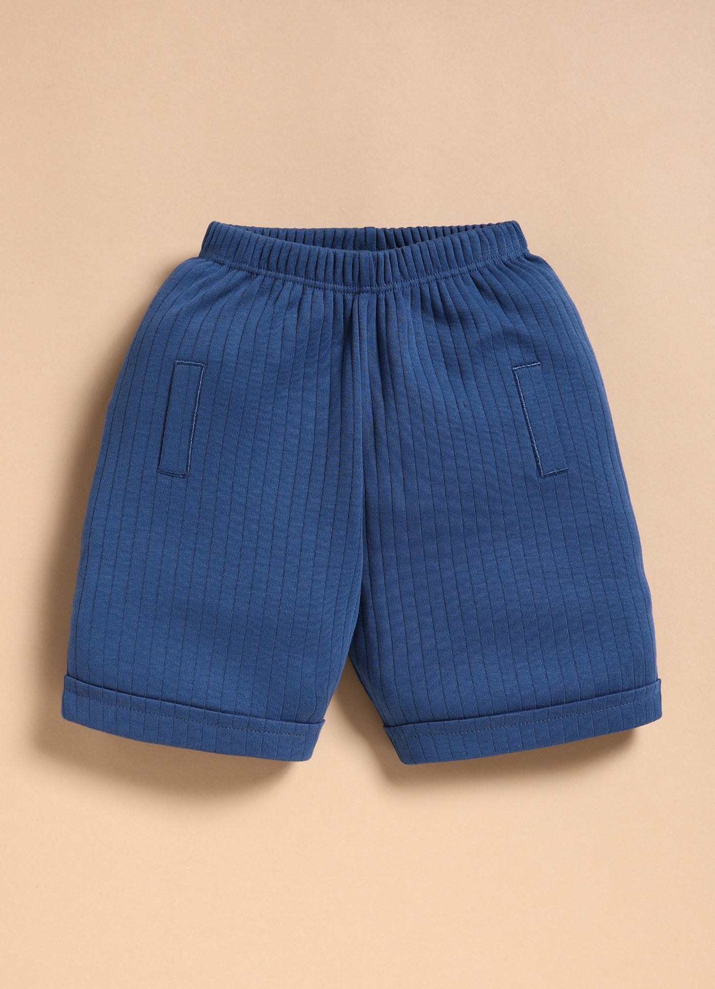 Half-Sleeve Top & Bottom For Boys - Navy Blue Cute Animals