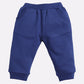 Little Fox printed casual T-Shirt Pyjama set-NAVY