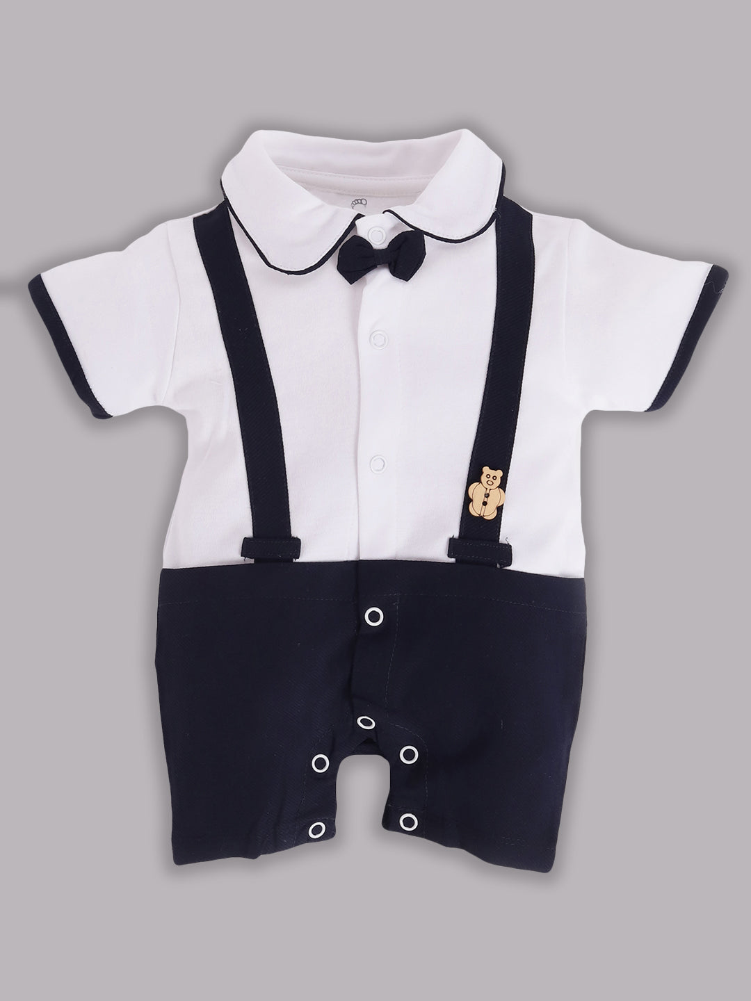 Half Sleeves Round neck Romper/Summer clothes/Creeper/new born/infent wear/ for Baby Boys 100% Pure Cotton-NAVY