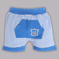Half T-shirt and Shorts Set for Baby Boys 100% pure cotton-ROYAL