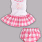 Baby girl Knee Length Dress-PINK