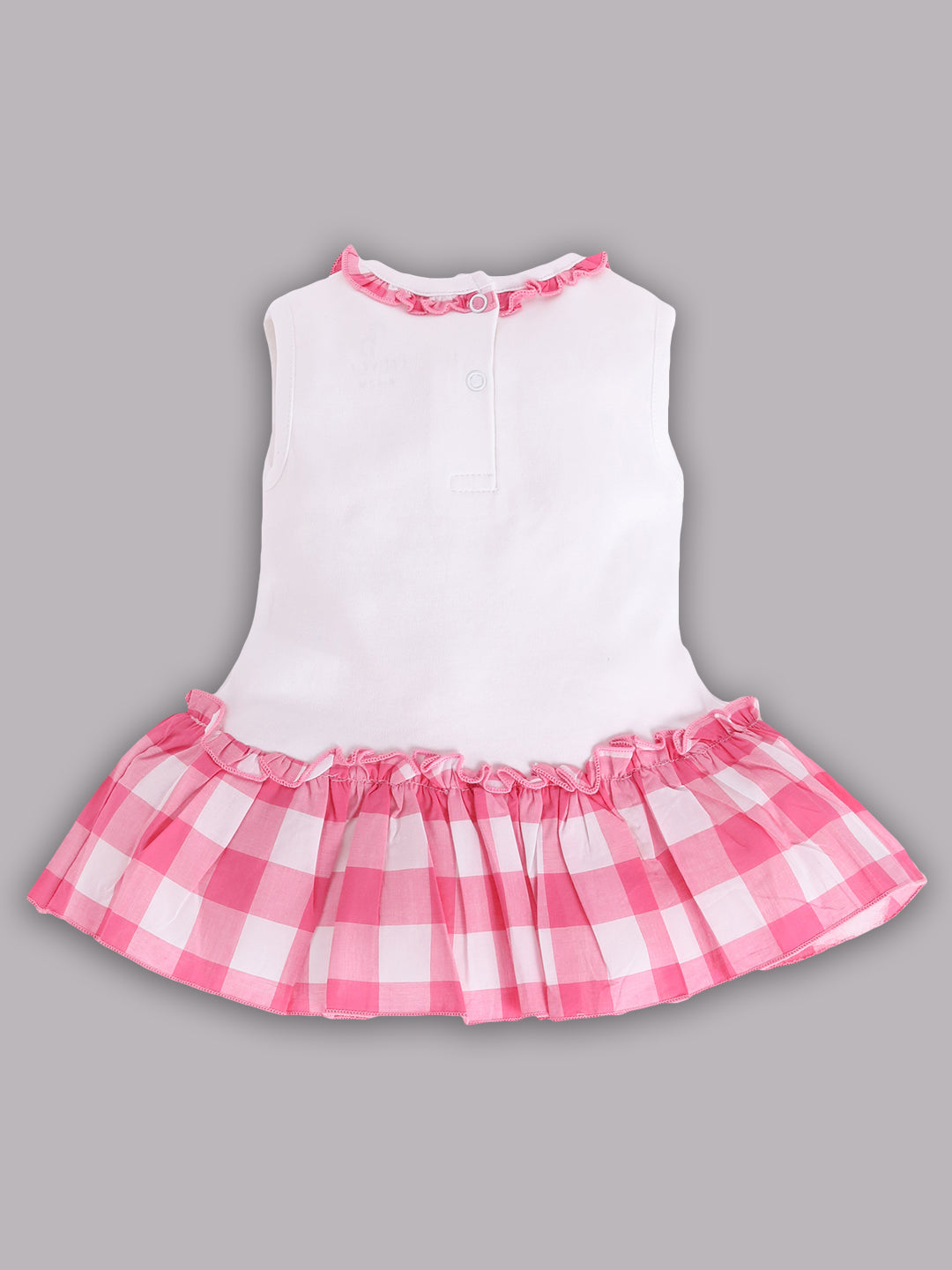 Baby girl Knee Length Dress-PINK