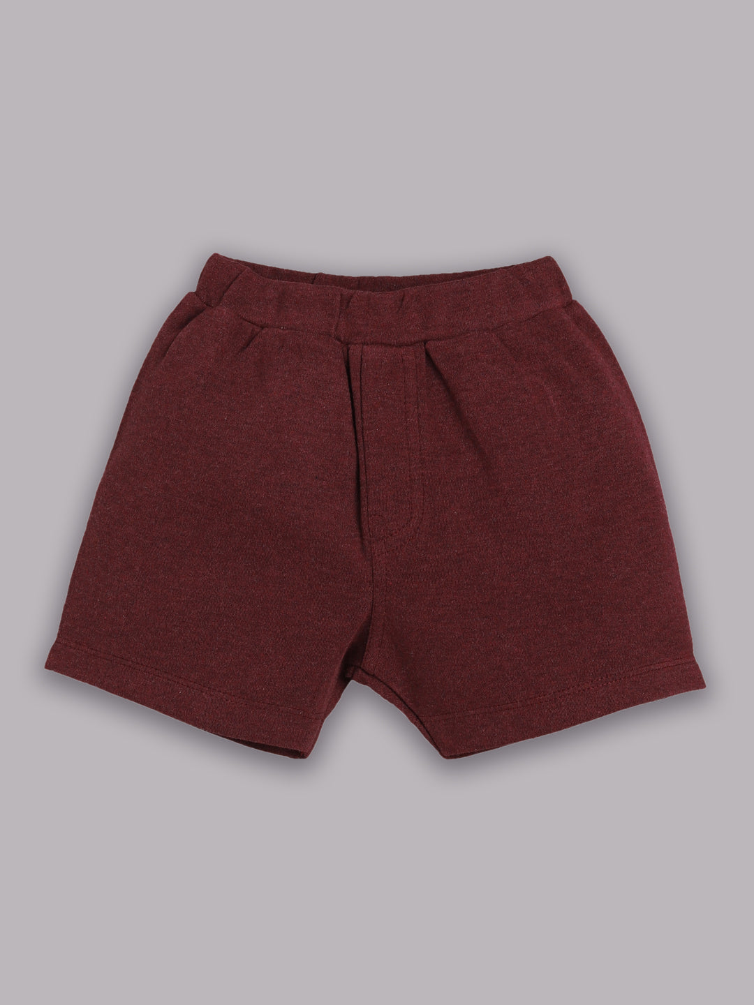 T-shirt and Shorts Set for Baby Boys 100% pure cotton-MAROON