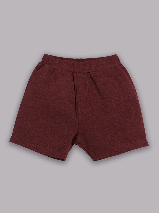 T-shirt and Shorts Set for Baby Boys 100% pure cotton-MAROON