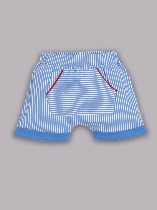 T-shirt and Shorts Set for Baby Boys 100% pure cotton-ROYAL