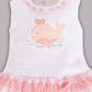 Baby girl Knee Length Dress-FUSHIA