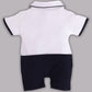 Half Sleeves Round neck Romper/Summer clothes/Creeper/new born/infent wear/ for Baby Boys 100% Pure Cotton-NAVY