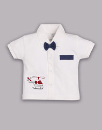T-shirt and Shorts Set for Baby Boys 100% pure cotton-NAVY
