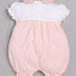 Half Sleeves Round neck Romper/Summer clothes/Creeper/new born/infent wear/ for Baby Girls 100% Pure Cotton-PEACH