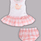 Baby girl Knee Length Dress-FUSHIA