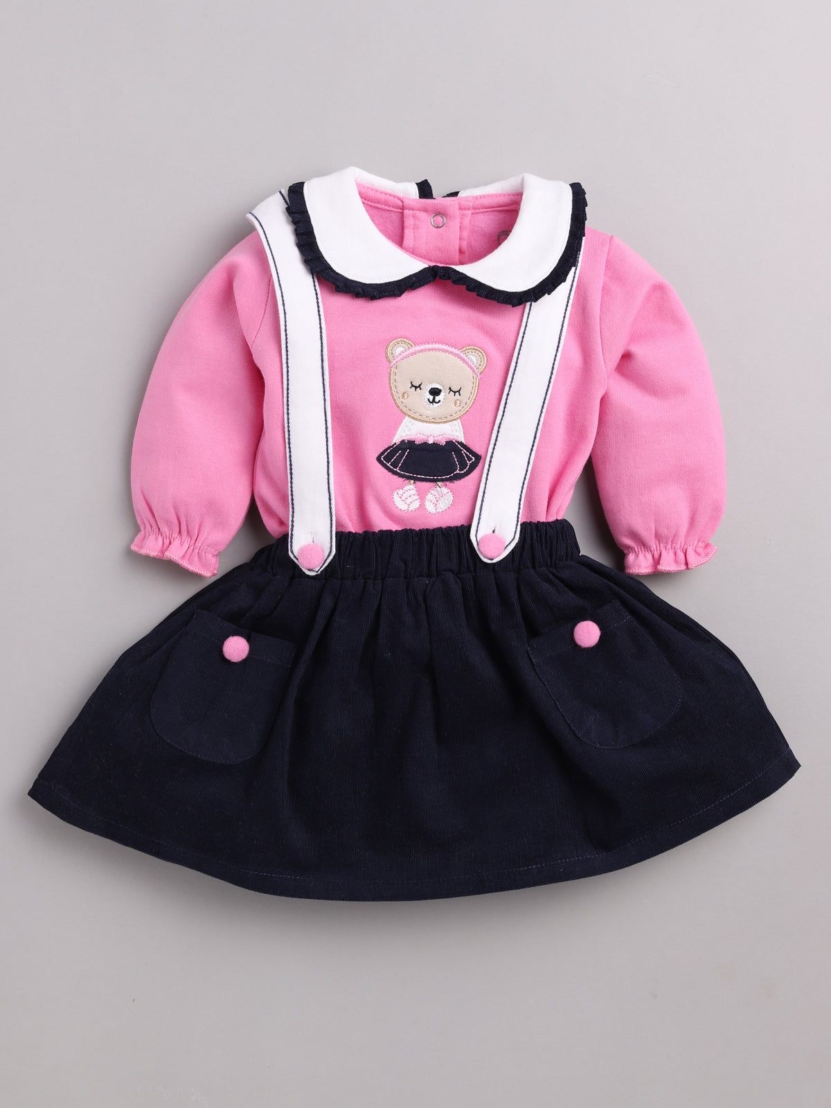 Dress for Baby Girls 100% pure cotton-PINK