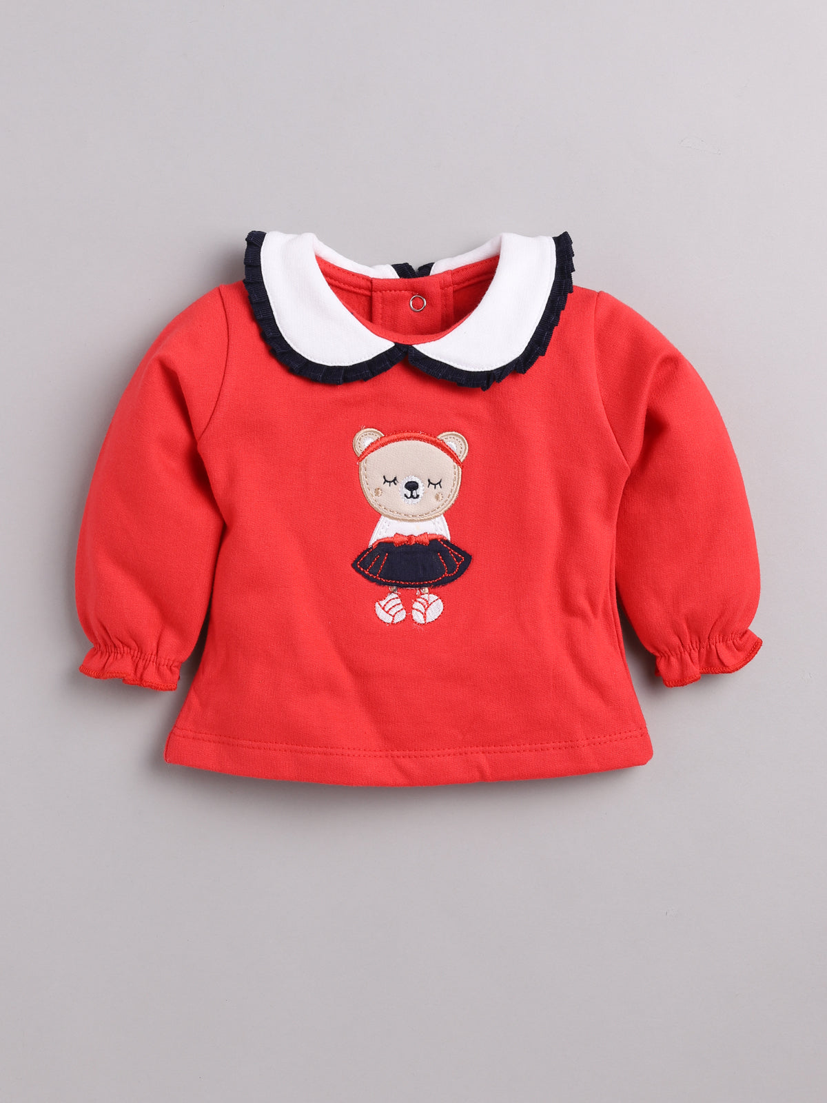Dress for Baby Girls 100% pure cotton-RED