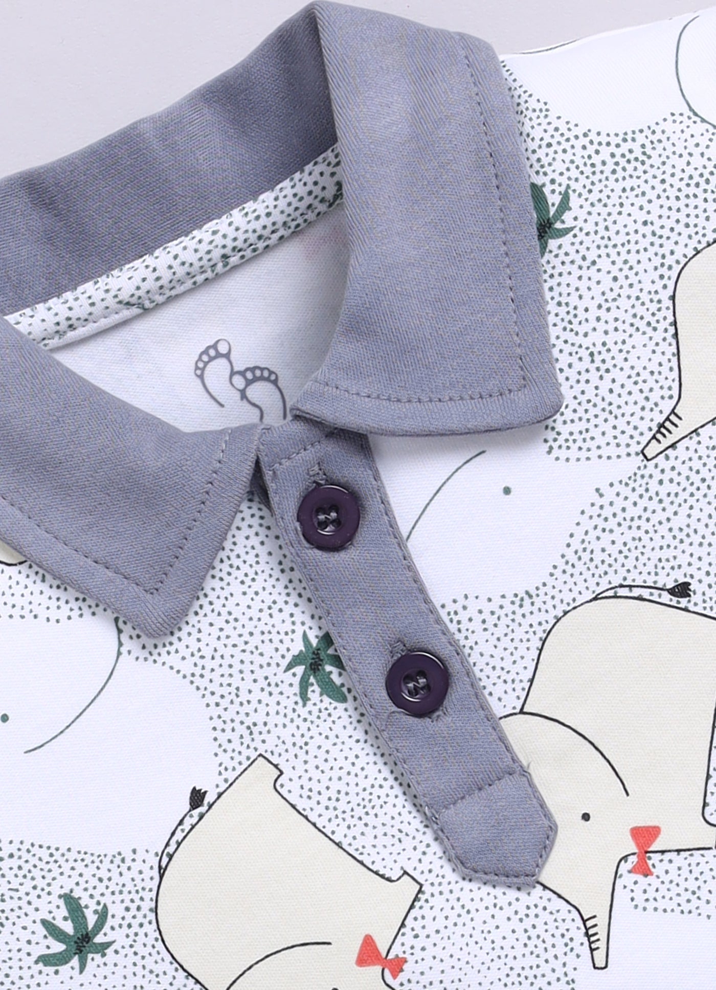 Half Sleeve Top & Bottom for Boys - Light Green