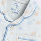 Playful Printed Half Sleeves Baby Boy Night Suit-OLIVE