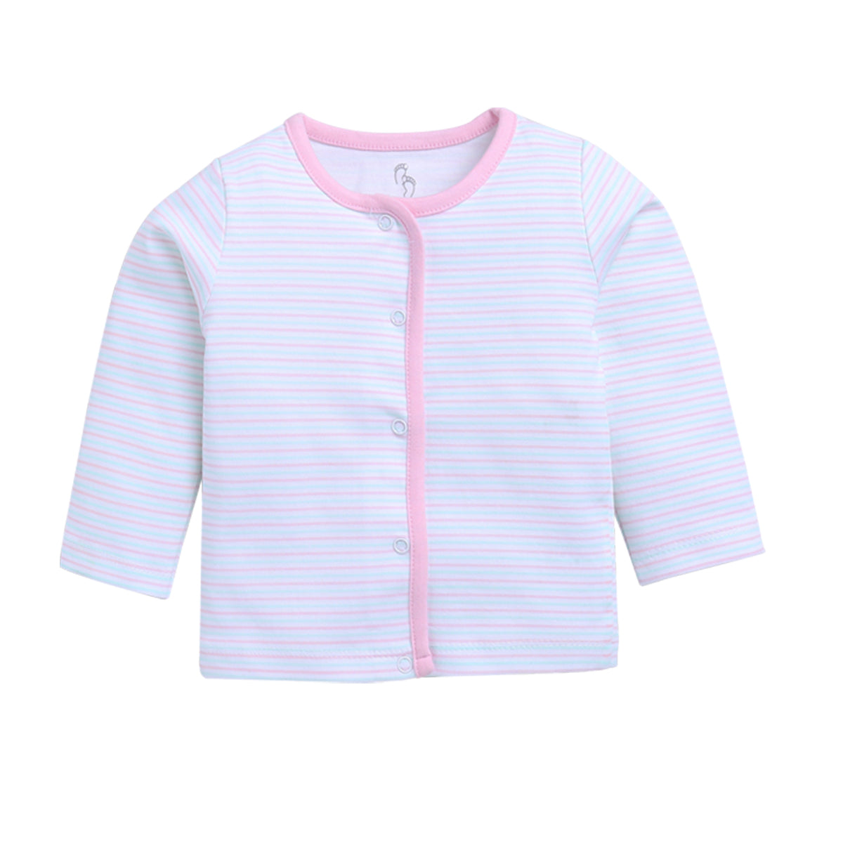 Baby Boys & Baby Girls Printed Pure Cotton T Shirt  (Multicolor, Pack of 3)