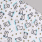 Baby full sleeve Cotton Dress/T-shirts pant set clothes for baby GIRL-WHITE MELLANGE