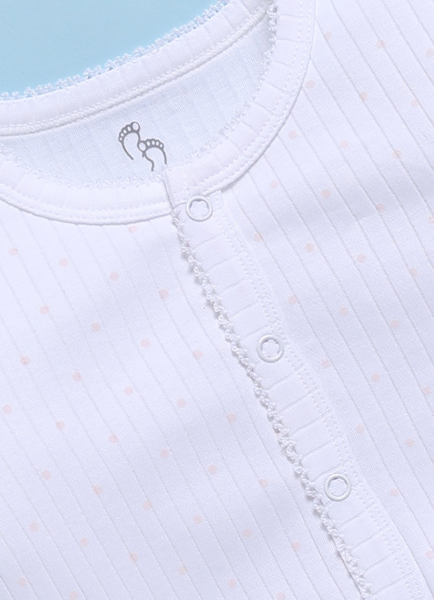 Full-Sleeve Top & Bottom For Girls - Light Pink Flower