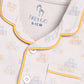 Playful ABC Printed Baby Boy Half Sleeves Night Suit-BEIGE