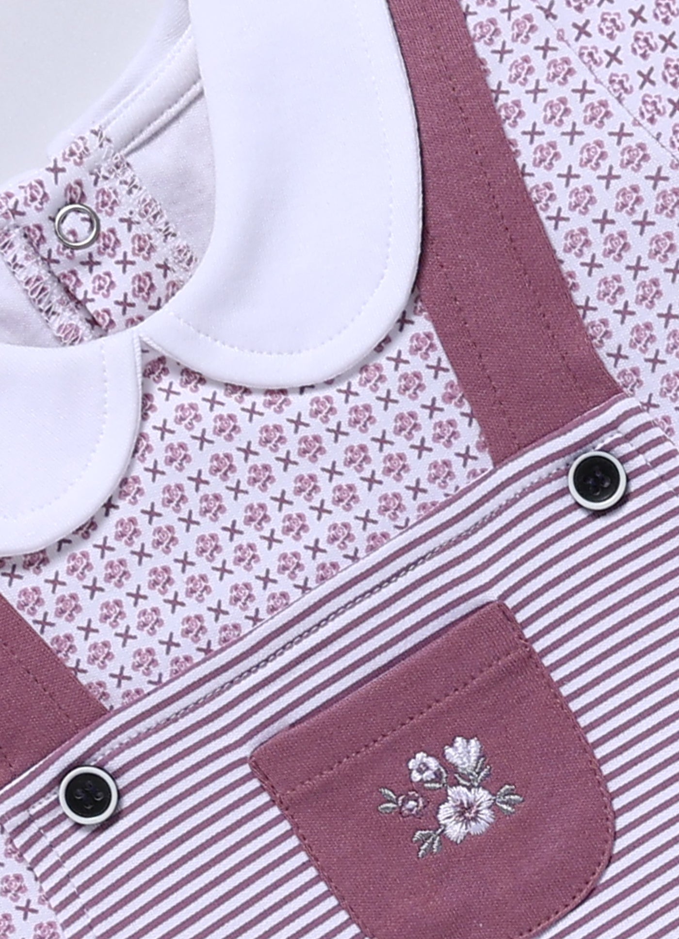 Frock – Mauve Striped
