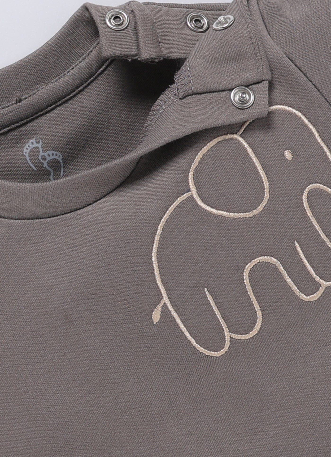 Half Sleeve Dungaree for Boys - Beige Saharan Wildlife