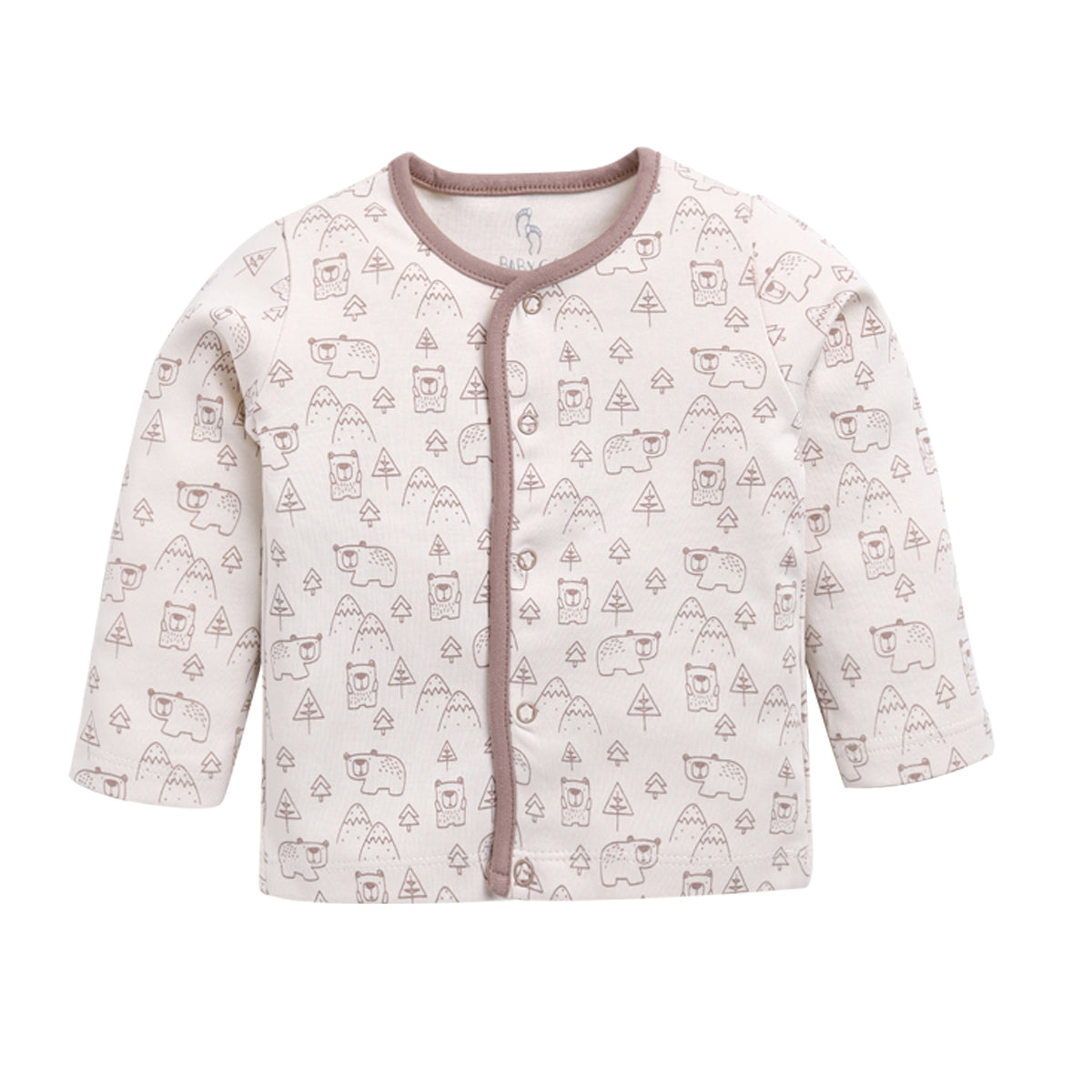 Baby Boys & Baby Girls Printed Pure Cotton T Shirt  (White, Pack of 3)