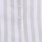 Baby Girl Striped Romper-BEIGE