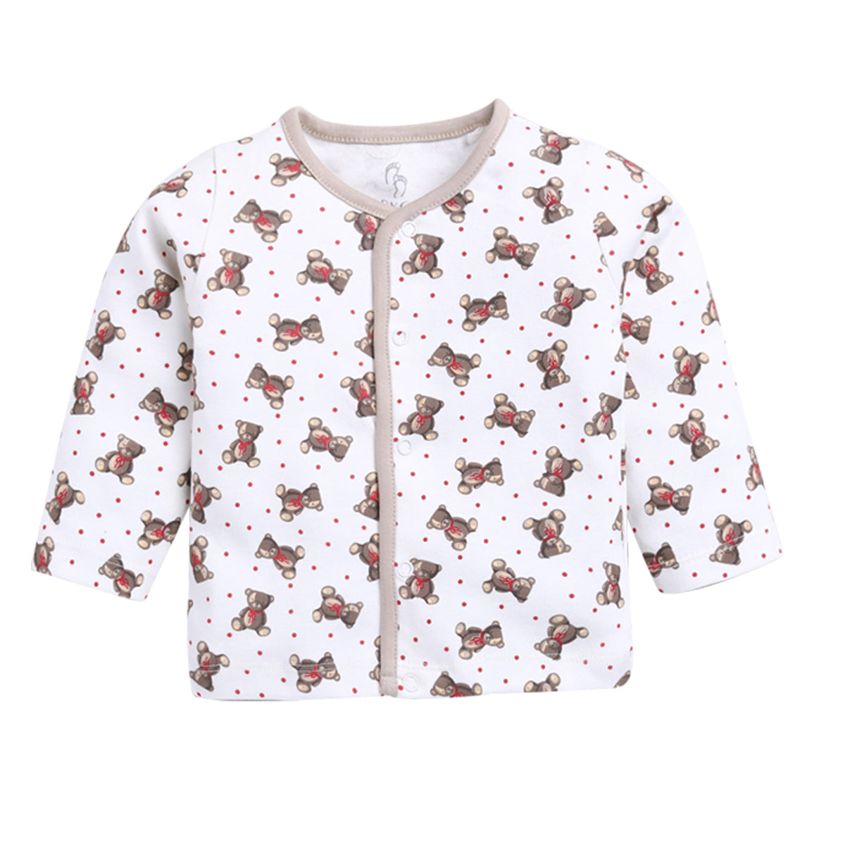 Baby Boys & Baby Girls Printed Pure Cotton T Shirt  (Multicolor, Pack of 3)