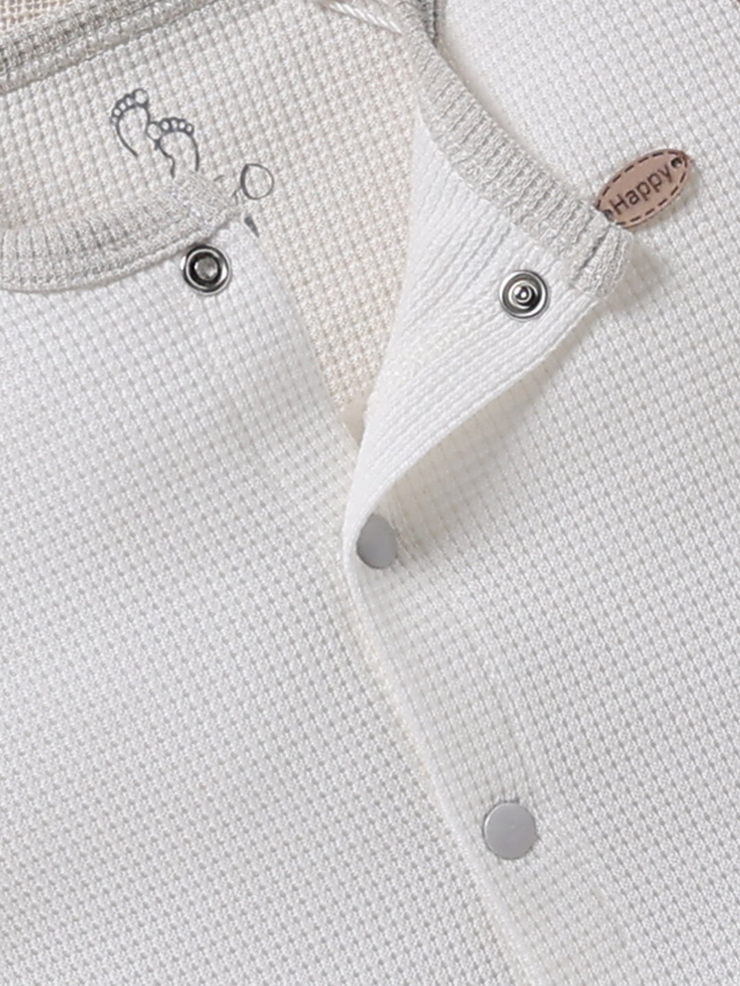 Top & Bottom for Boys - Off-White Woodland Fox