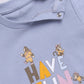 Baby Boy Have Fun printed Half T-Shirt and Shorts Set-Blue