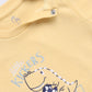 Baby Boy Dinosaur Printed Half T shirt & Short Set-Lemon