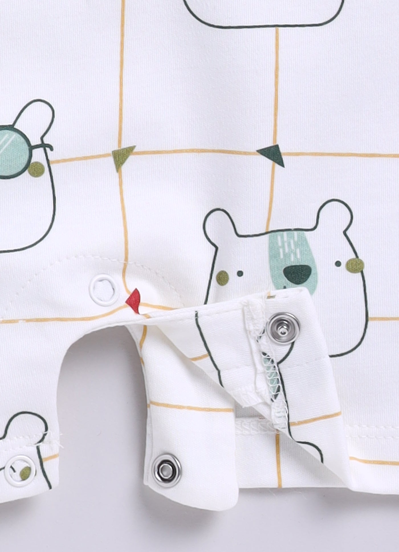Half Sleeve Dungaree for Boys - Pista Green & Green