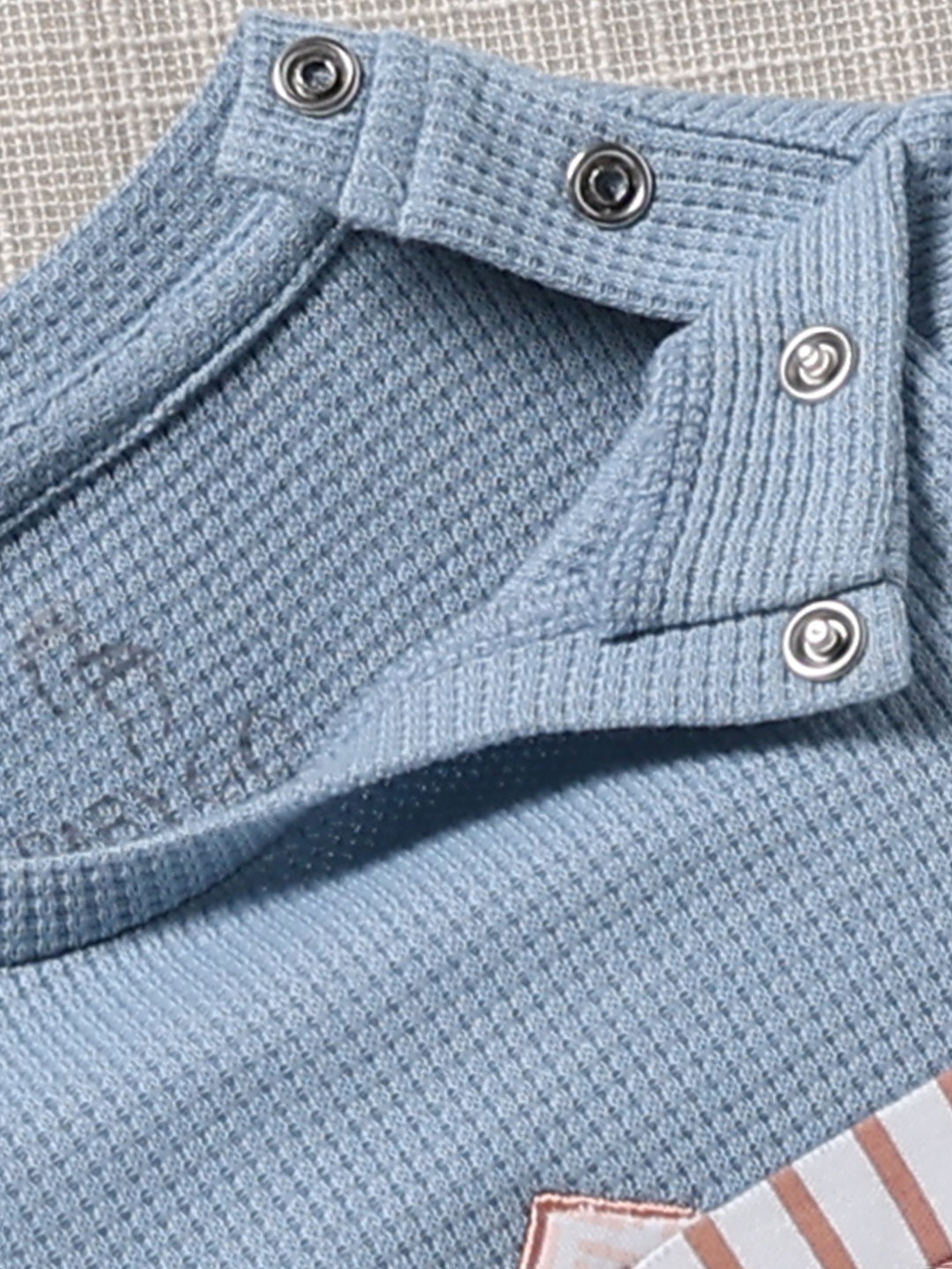 Top & Bottom for Boys - Baby Blue Safari Elephant