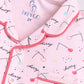 Cherry Prined & Comfy Half Sleeve Girl Night Suit-PINK