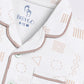 Baby Boy Cute & Comfy Half Sleeves Night Suit-OFF WHITE