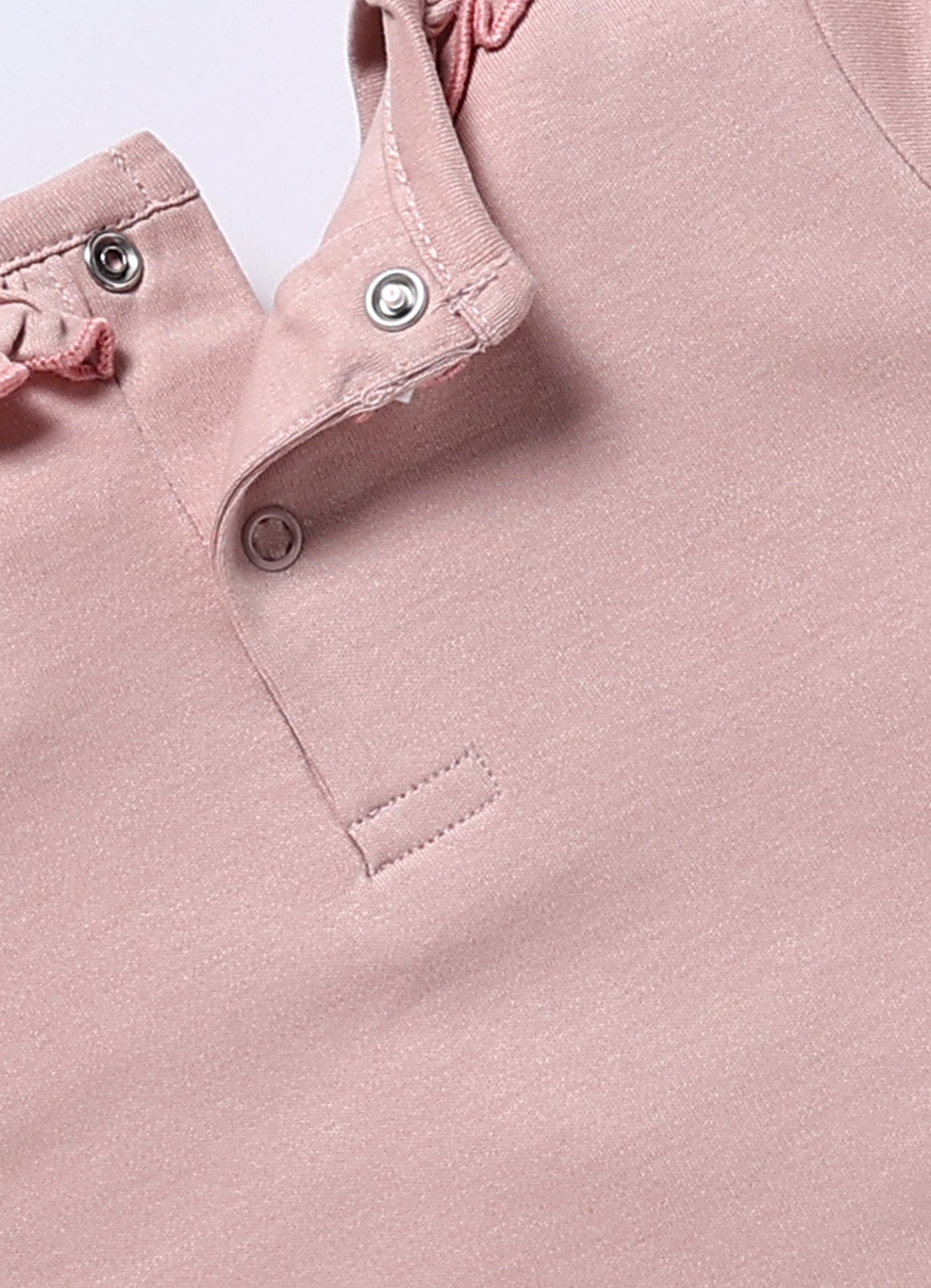 Full-Sleeve Top & Bottom For Girls - Mauve I Love Mummy