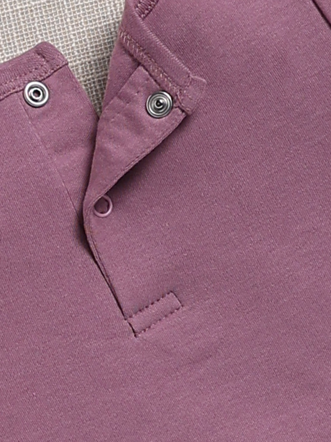Dungaree - Mauve Ruffle Elephant