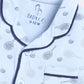 Playful Printed Half Sleeves Baby Boy Night Suit-BLUE